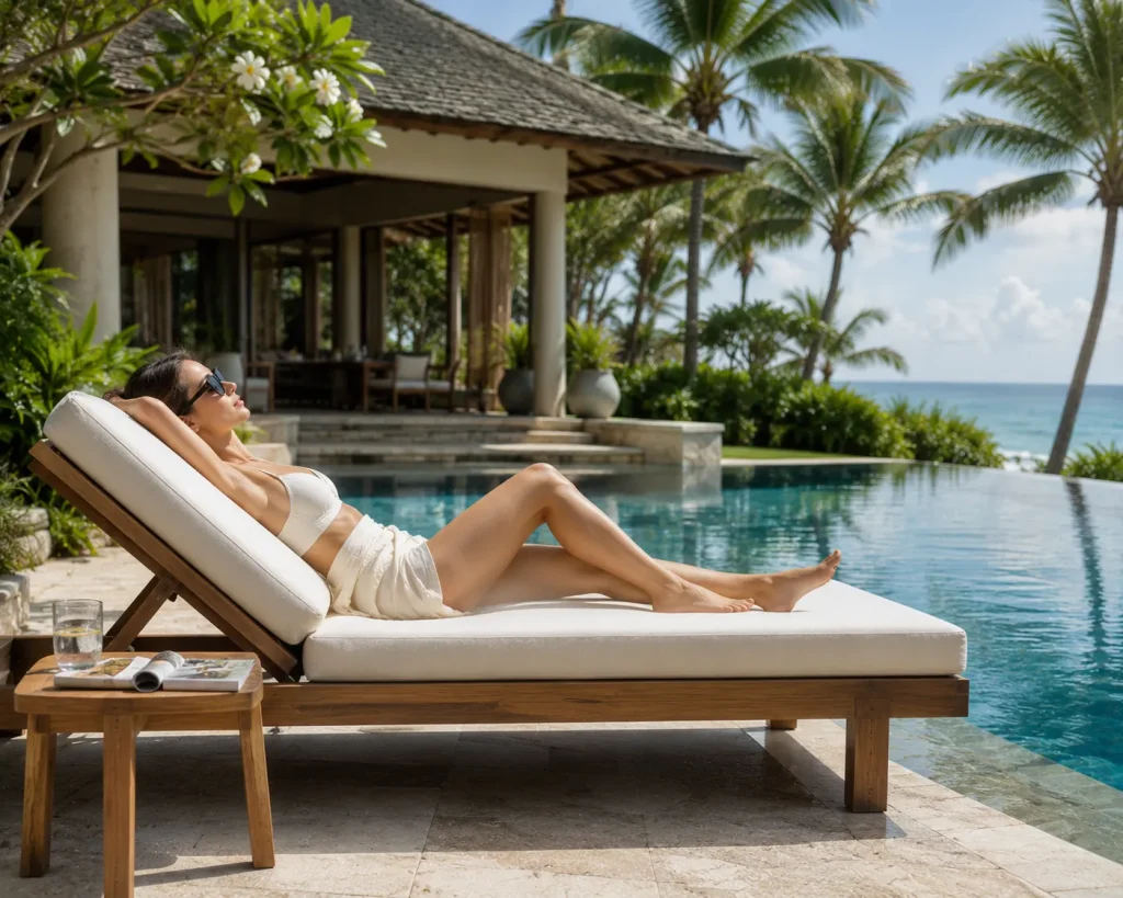 Nệm ghế hồ bơi 10 Nệm ghế hồ bơi mang lại trải nghiệm thư giãn chuẩn resort.