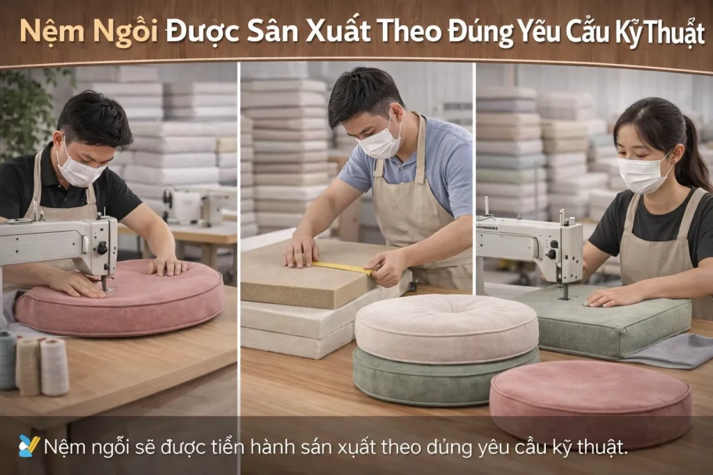Xưởng May Nệm Ngồi Cafe Tại TPHCM 6 Dịch vụ may theo yêu cầu còn giúp quán dễ dàng lựa chọn kiểu dáng