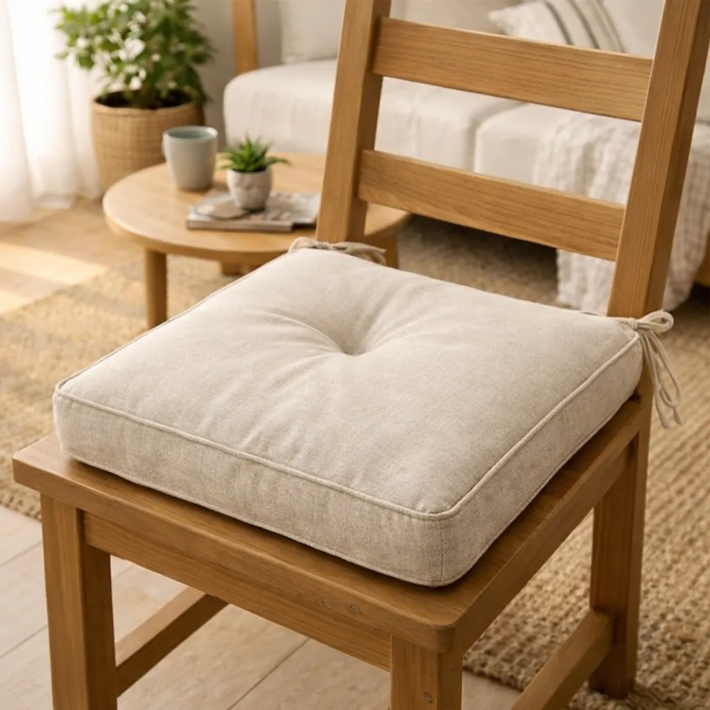 Bộ Mẫu Catalogue Nệm Ngồi Đẹp – Đa Dạng Mẫu & Chất Liệu 10 Nệm cotton – linen thoáng mát, mềm mại, thấm hút tốt