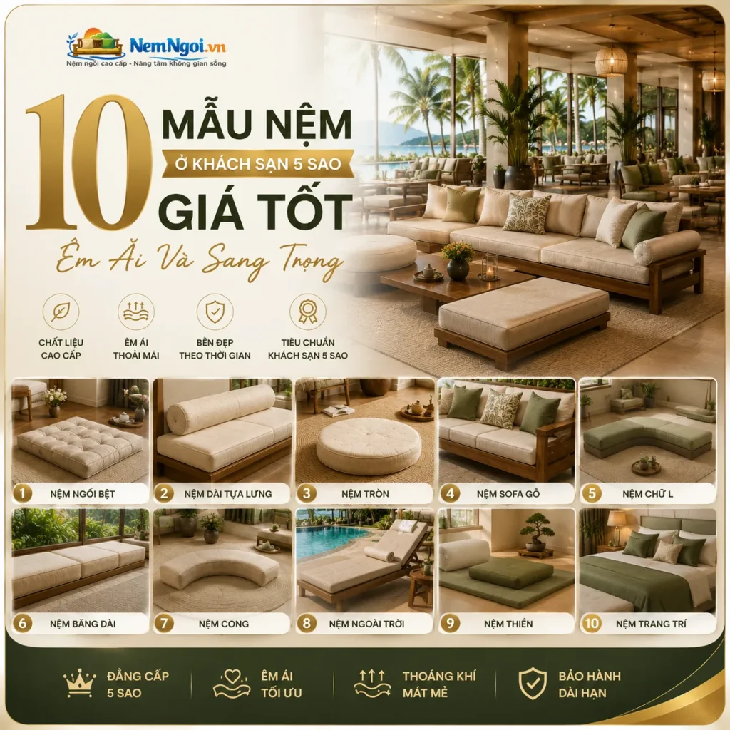 10 Mẫu Nệm ở Khách Sạn 5 Sao Giá Tốt, Êm Ái Và Sang Trọng 1 anh dai dien nem o khach san 5 sao