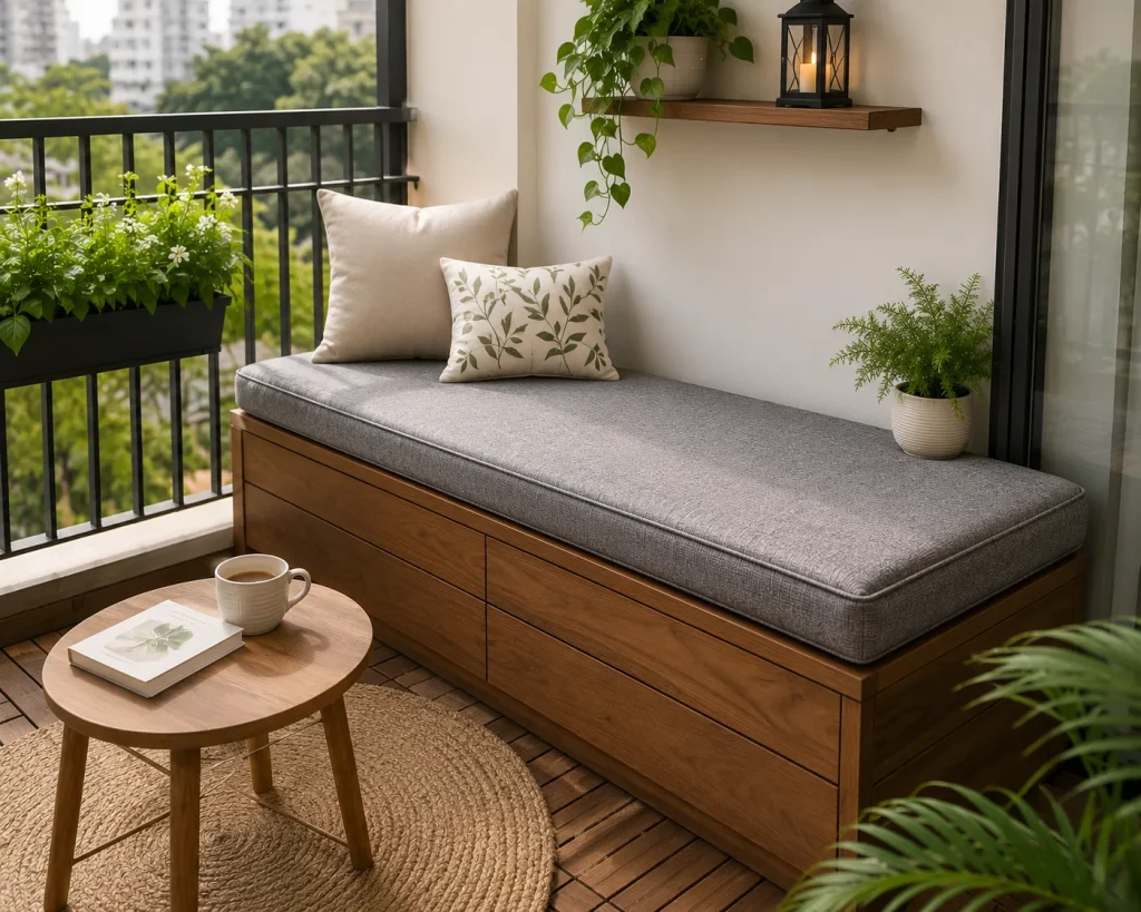 Nệm Ngồi Không Xẹp Lún Theo Kích Thước Giá Tận Xưởng 9 Nệm ngồi ban công không xẹp lún