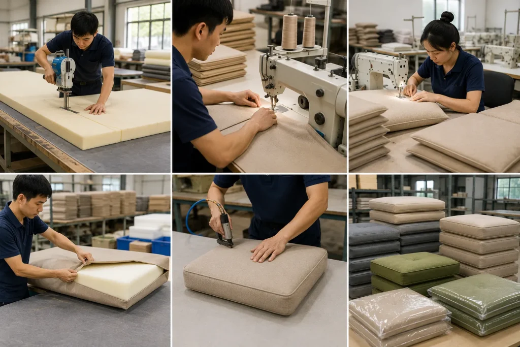 Đệm Ngồi Ghế Gỗ Tại TPHCM | Mẫu Đẹp, Êm Ái, May Theo Yêu Cầu 11 Nemngoi.vn – xưởng sản xuất đệm ngồi ghế gỗ tại TPHCM, may đo theo yêu cầu, giao tận nơi
