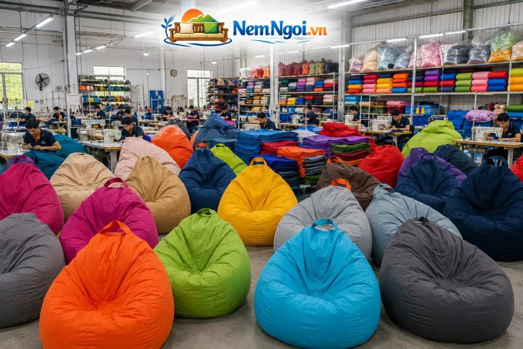 Những Mẫu Ghế Lười Được Ưa Chuộng Hiện Nay – Đẹp, Êm Ái, Phù Hợp Mọi Không Gian 12 NemNgoi.vn nhận sản xuất ghế lười theo yêu cầu với đa dạng chất liệu và kích thước.